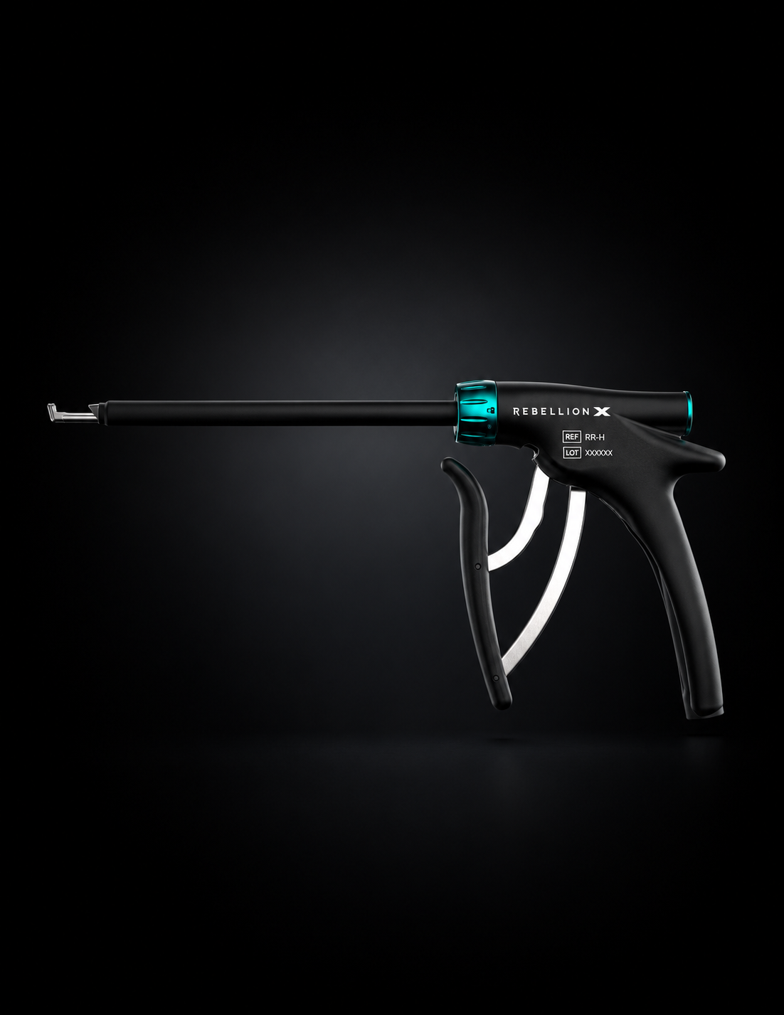 Rebellion X cannulated Kerrison, fitted handle with single use shaft